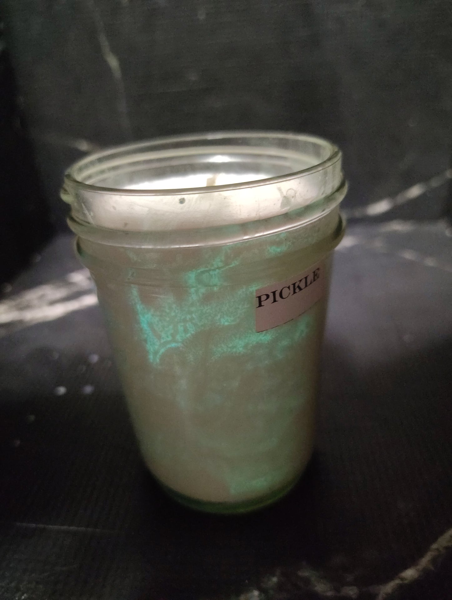 Pickle Glow in the Dark Candle