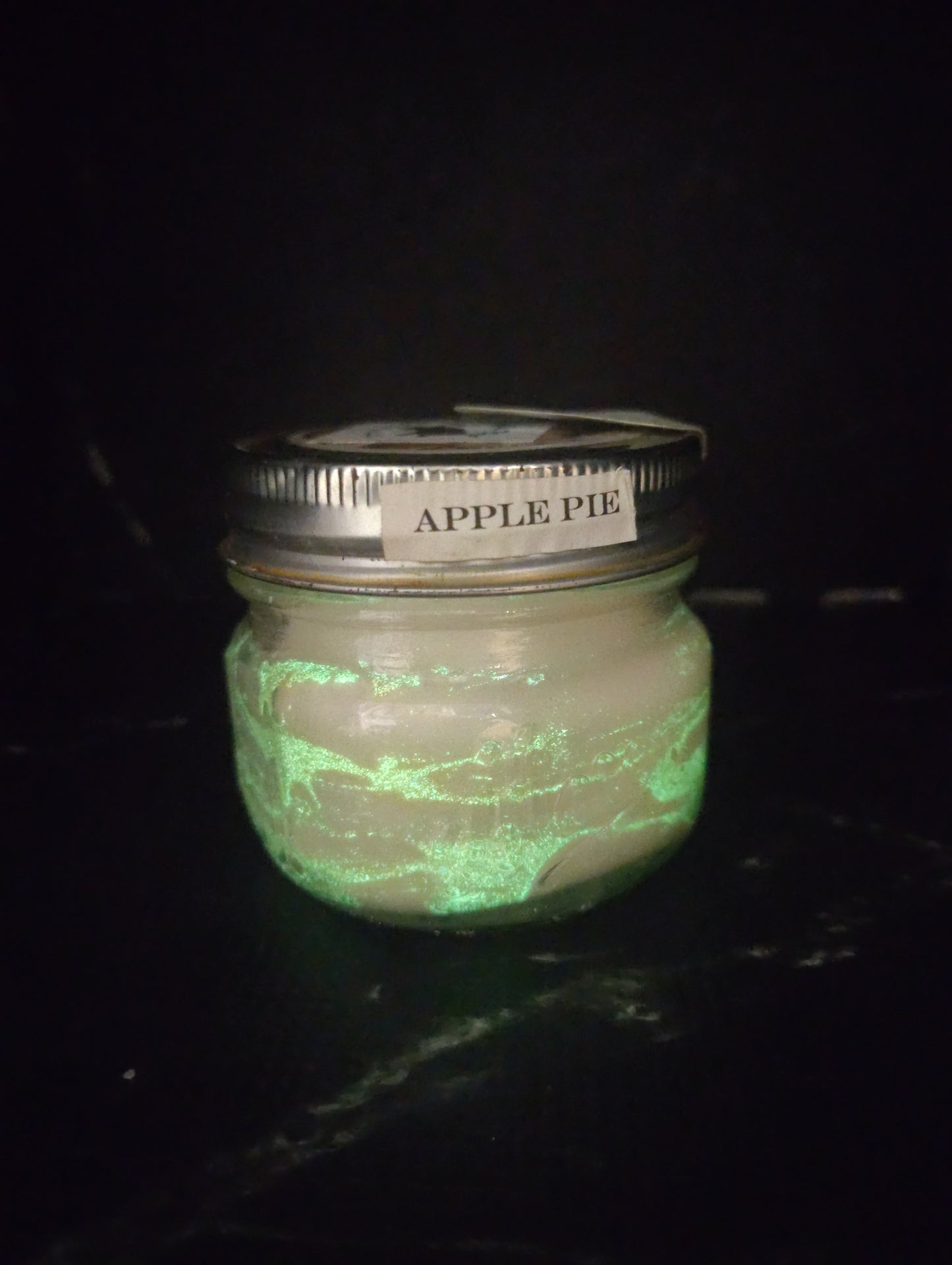 Apple Pie Glow in the Dark Candle