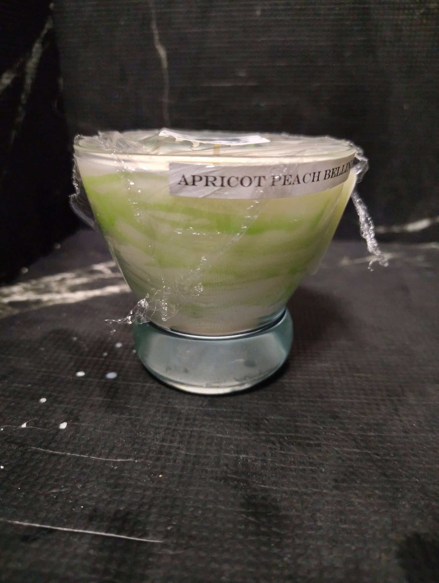 Apricot Peach Bellini Glow in the Dark Candle