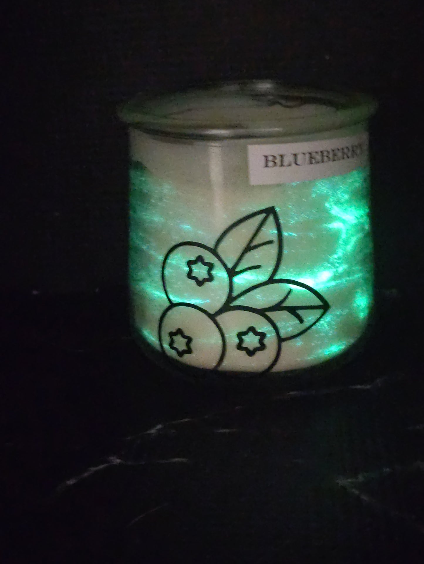 Blueberry Glow in the Dark Candle